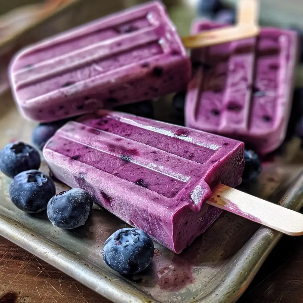Blueberry Yogurt Popsicles: Refreshing Summer Treat