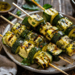 Garlic Butter Zucchini Skewers: A Flavorful Grill Delight