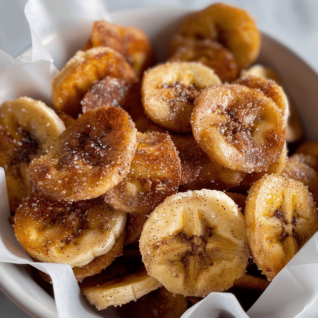 Cinnamon Sugar Air Fryer Banana Chips: Easy & Delicious Snack