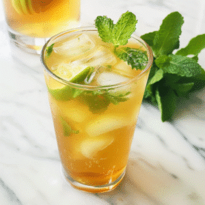 Cold Brew Honey Mint Green Tea: Refreshing and Smooth