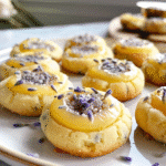 Lemon Lavender Thumbprint Cookies