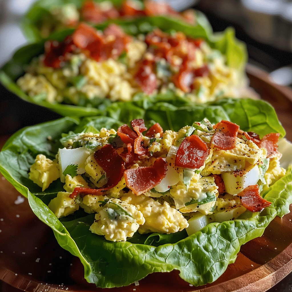 Blt Egg Salad Lettuce Wraps: A Flavorful Twist