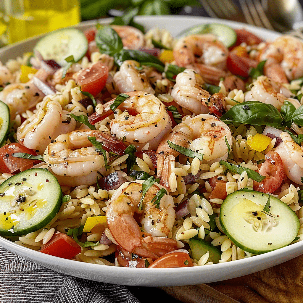 Delicious Shrimp Orzo Pasta Salad for Any Occasion