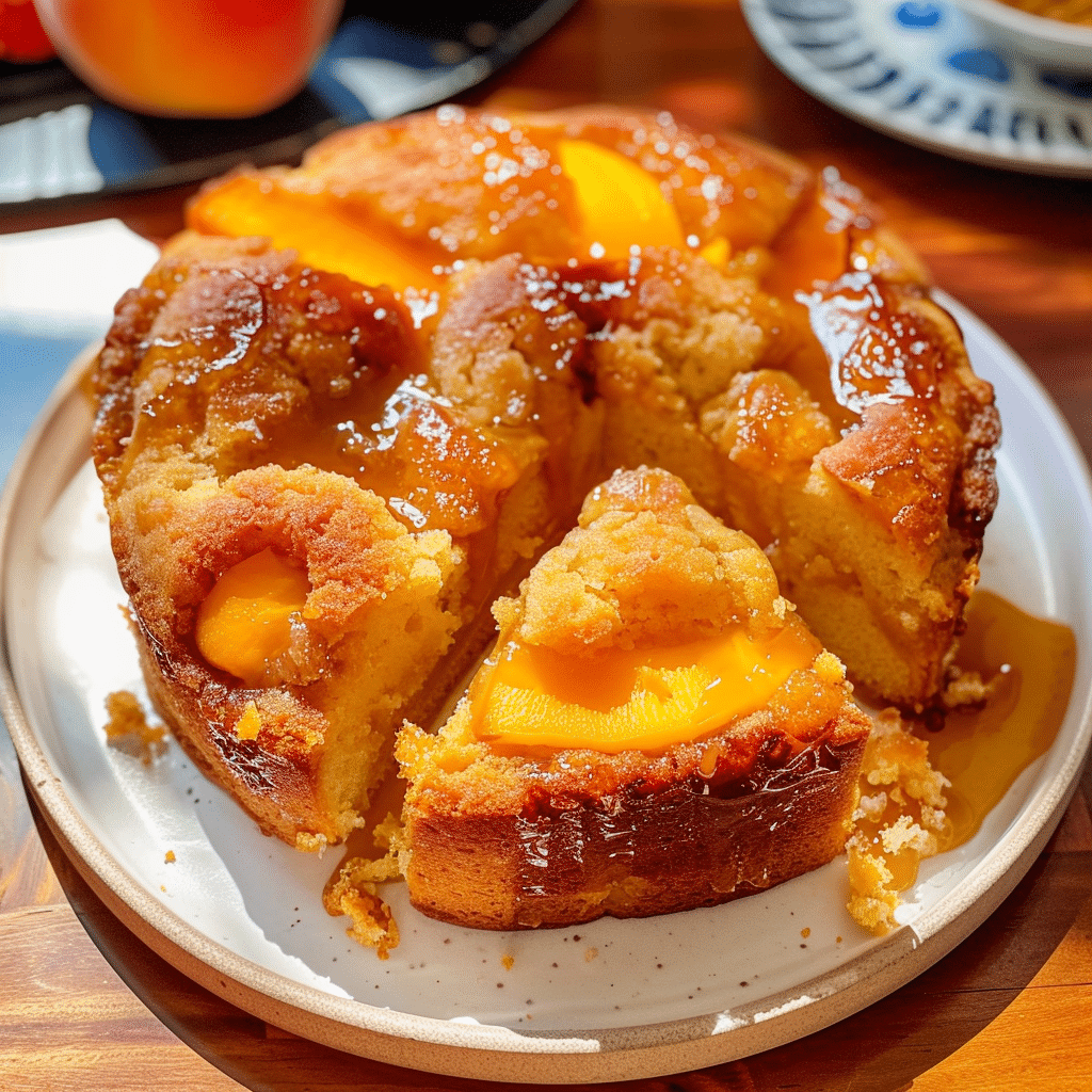 Peach Cobbler Pound Cake That Will Delight You