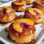 Peach Upside Down Mini Cakes: Sweet Summer Perfection