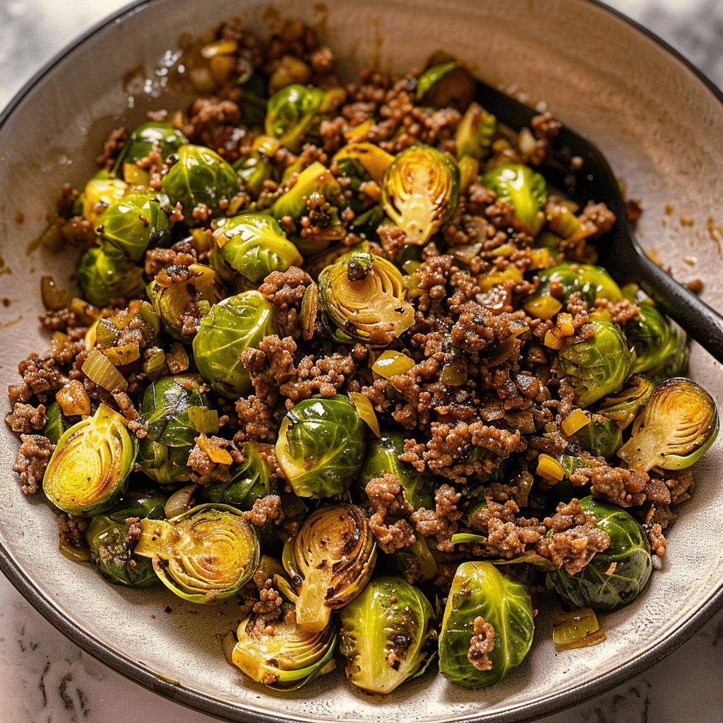 Ground Beef with Brussels Sprouts: A Deliciously Easy Dish