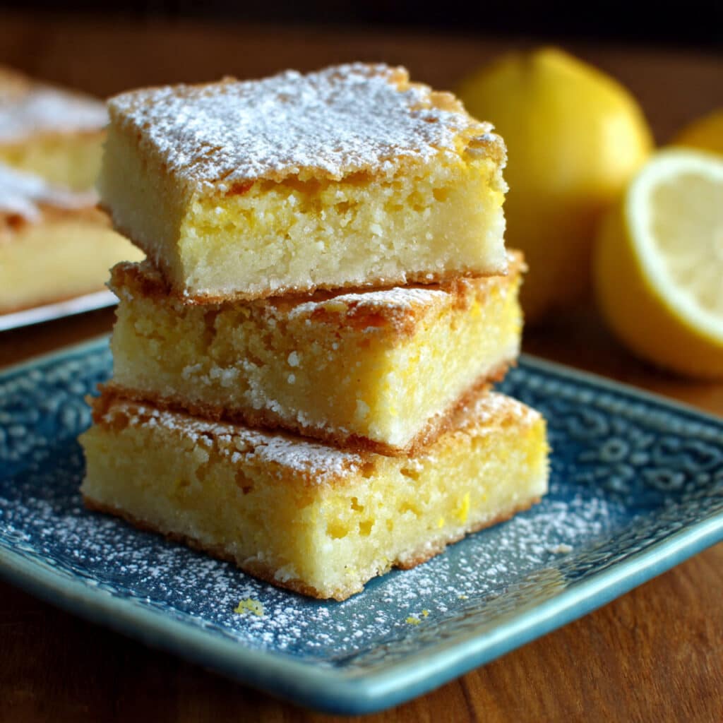 Lemon Brownies 8 Lemon Brownies