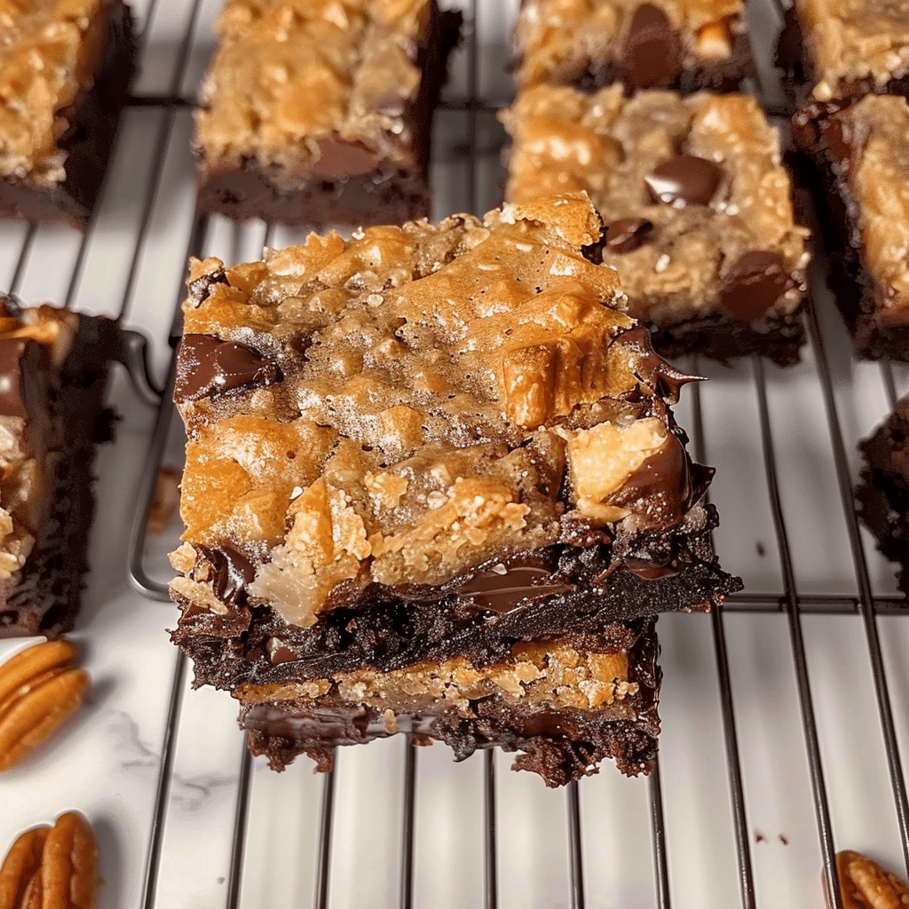 German Chocolate Cookie Bars