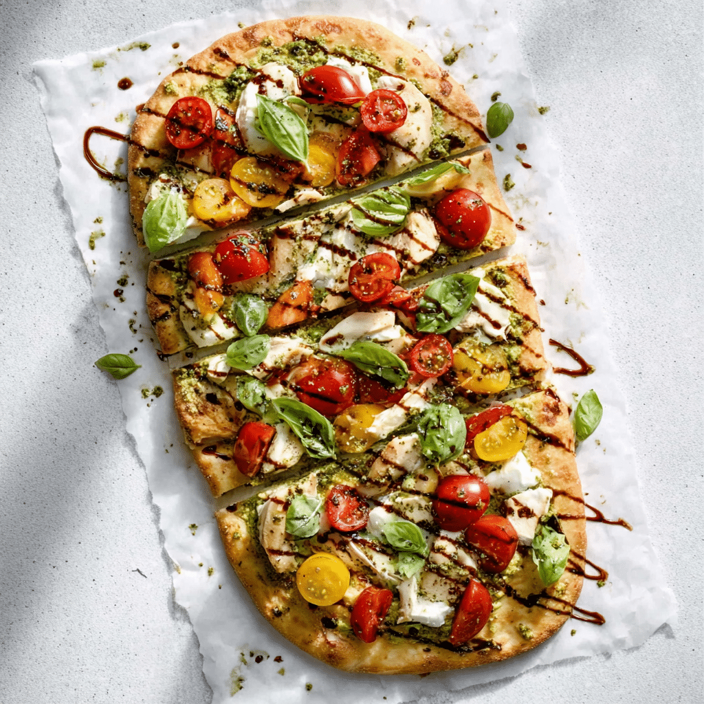 Chicken Caprese Flatbread