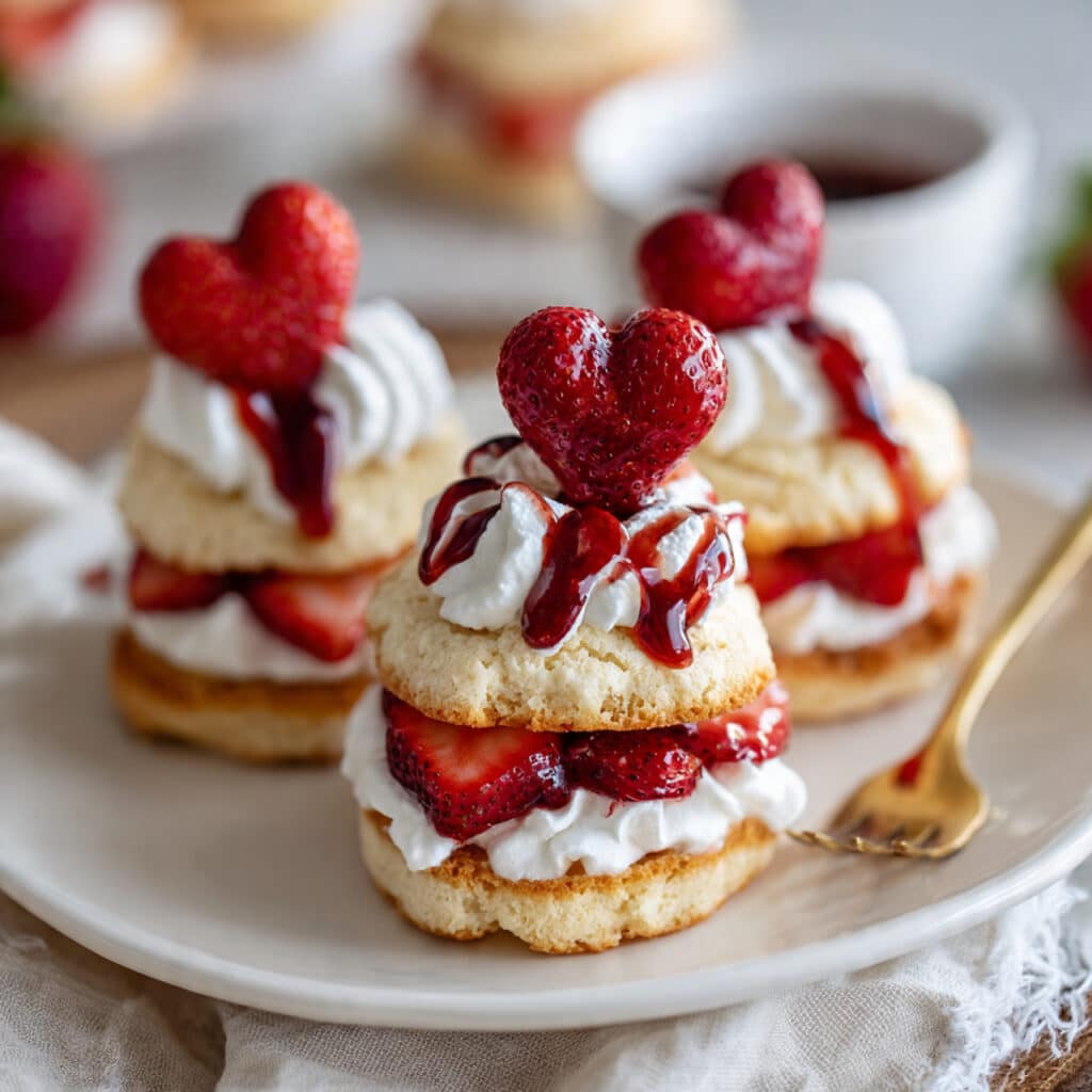 Valentine Mini Strawberry Shortcakes