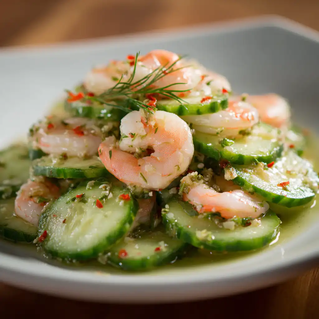 Cucumber Shrimp Salad