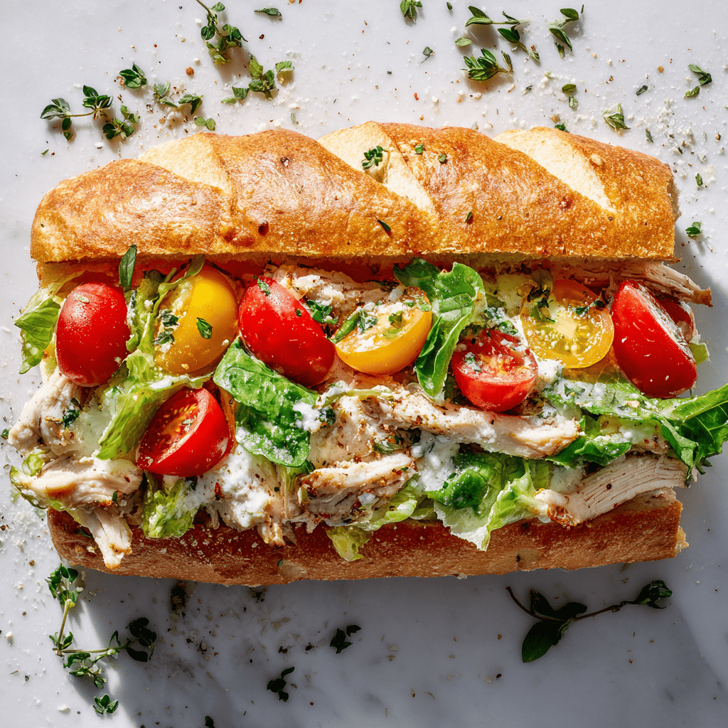  Chicken Caesar Sandwich 