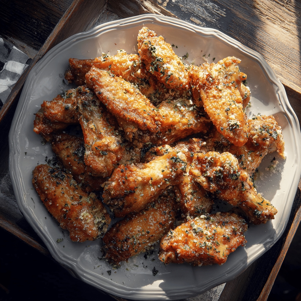 Garlic Parmesan Chicken Wings