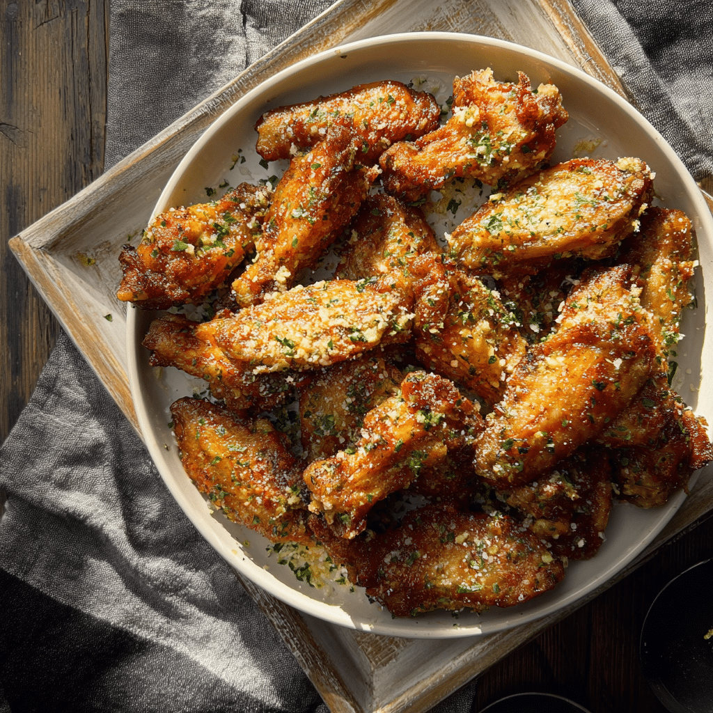 Garlic Parmesan Chicken Wings