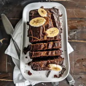 Chocolate Peanut Butter Banana Bread