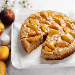 Brown Sugar Peach Cake