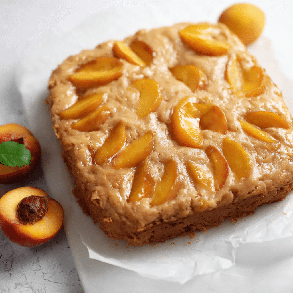 Brown Sugar Peach Cake