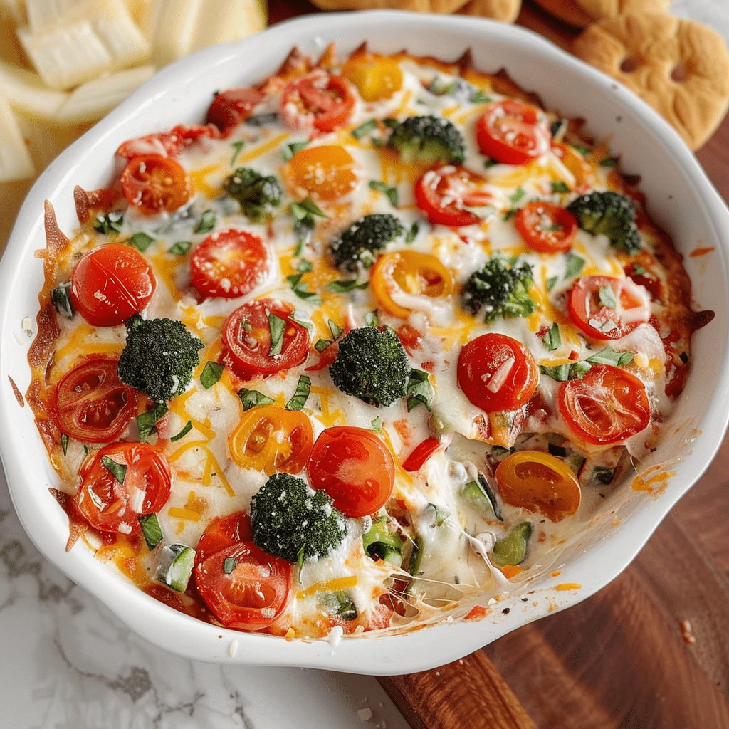 Veggie Pizza Dip