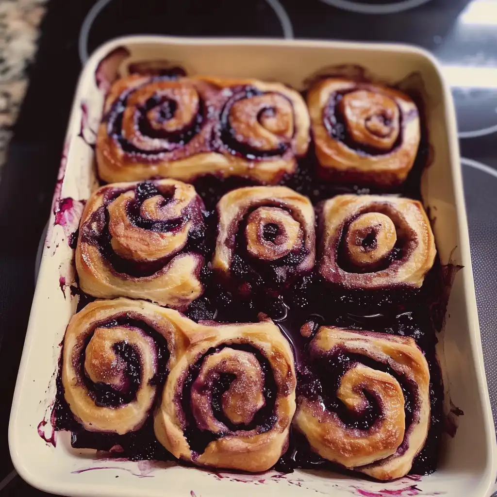 Blackberry Cinnamon Rolls