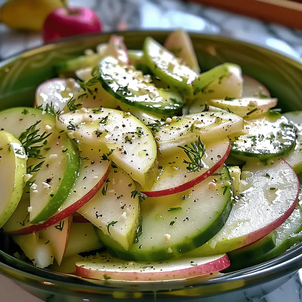 Apple Pear Cucumber Salad