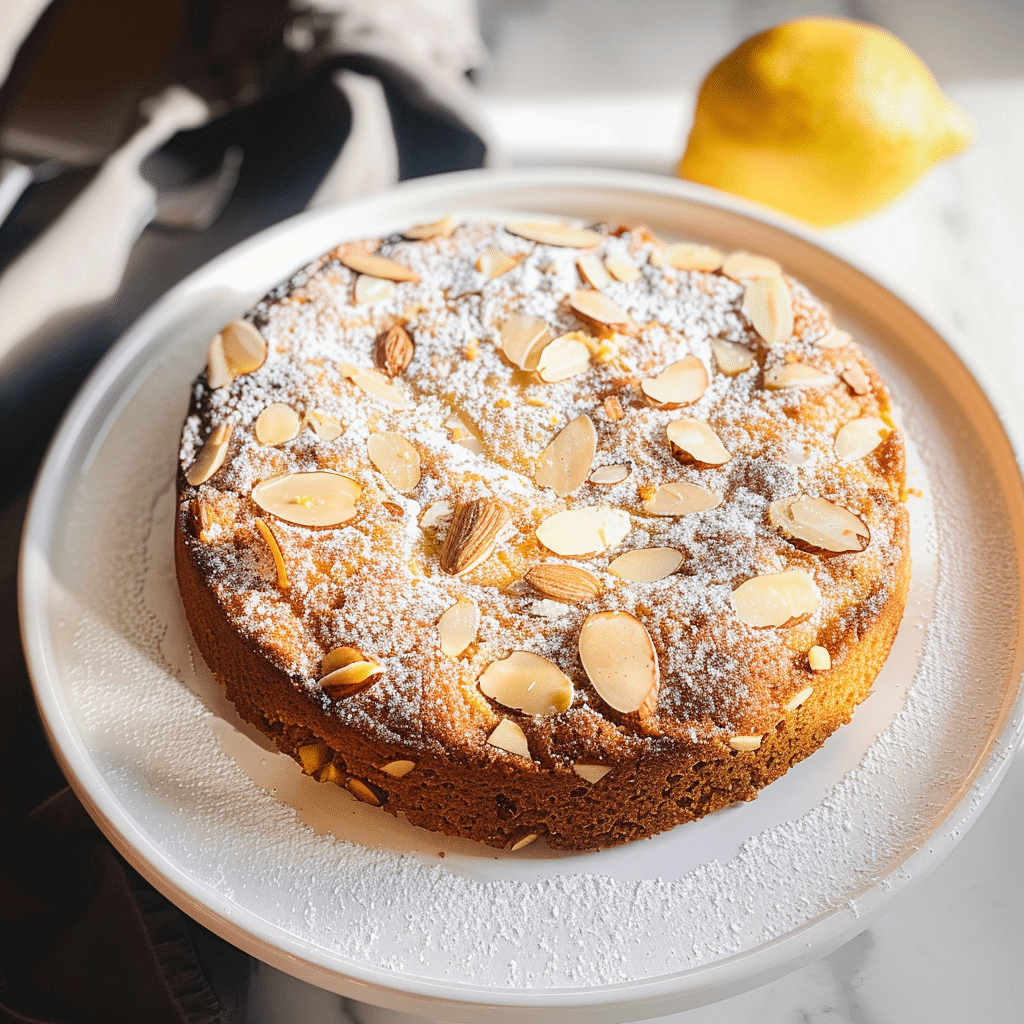 Flourless Lemon Almond Cake