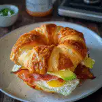 Breakfast Croissant Sandwich
