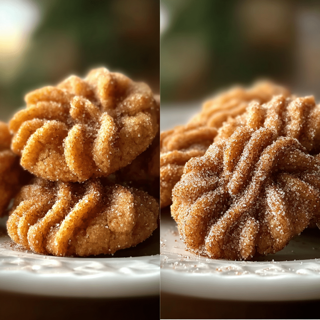 Churro Crinkle Cookies