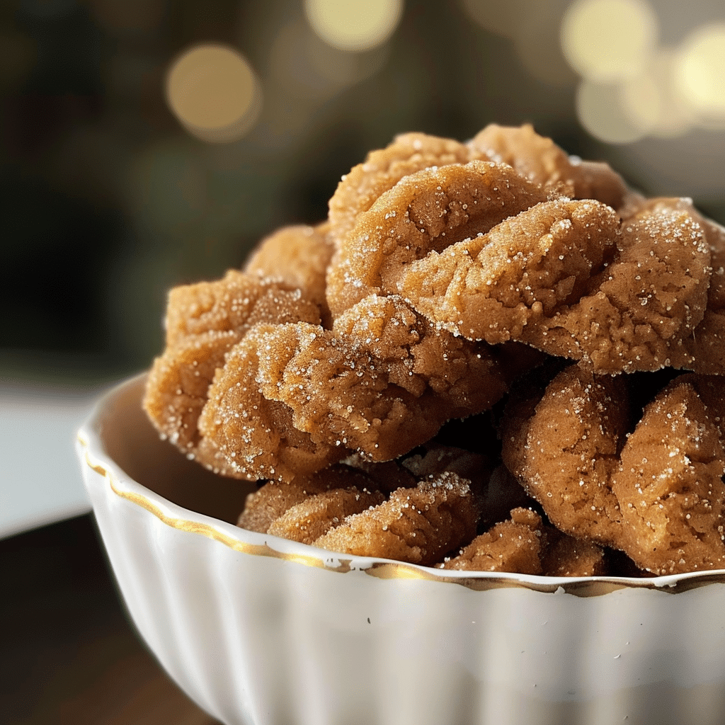 Churro Crinkle Cookies