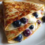 Blueberry Breakfast Quesadilla
