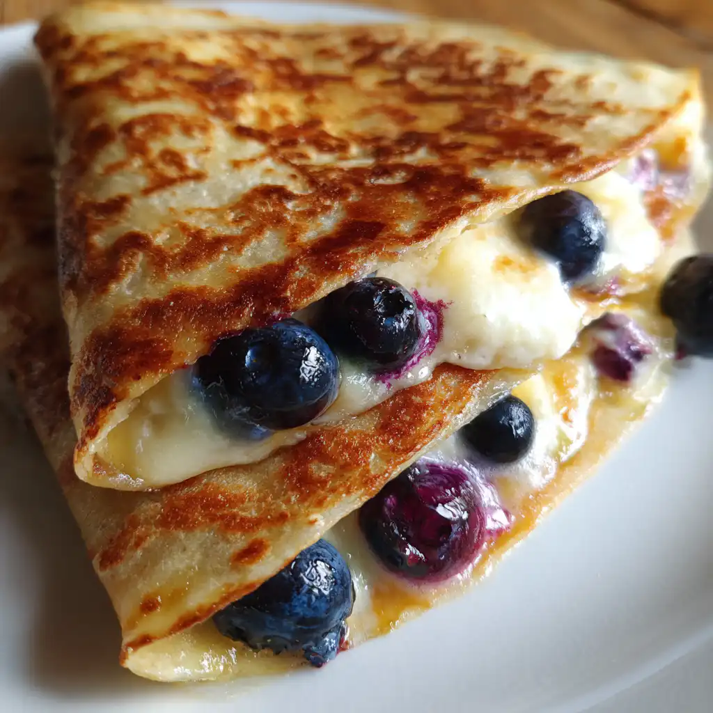 Blueberry Breakfast Quesadilla