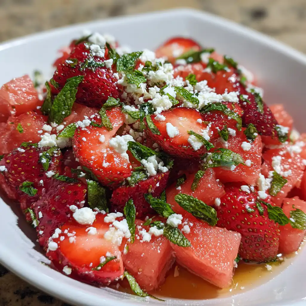 Strawberry Watermelon Salad