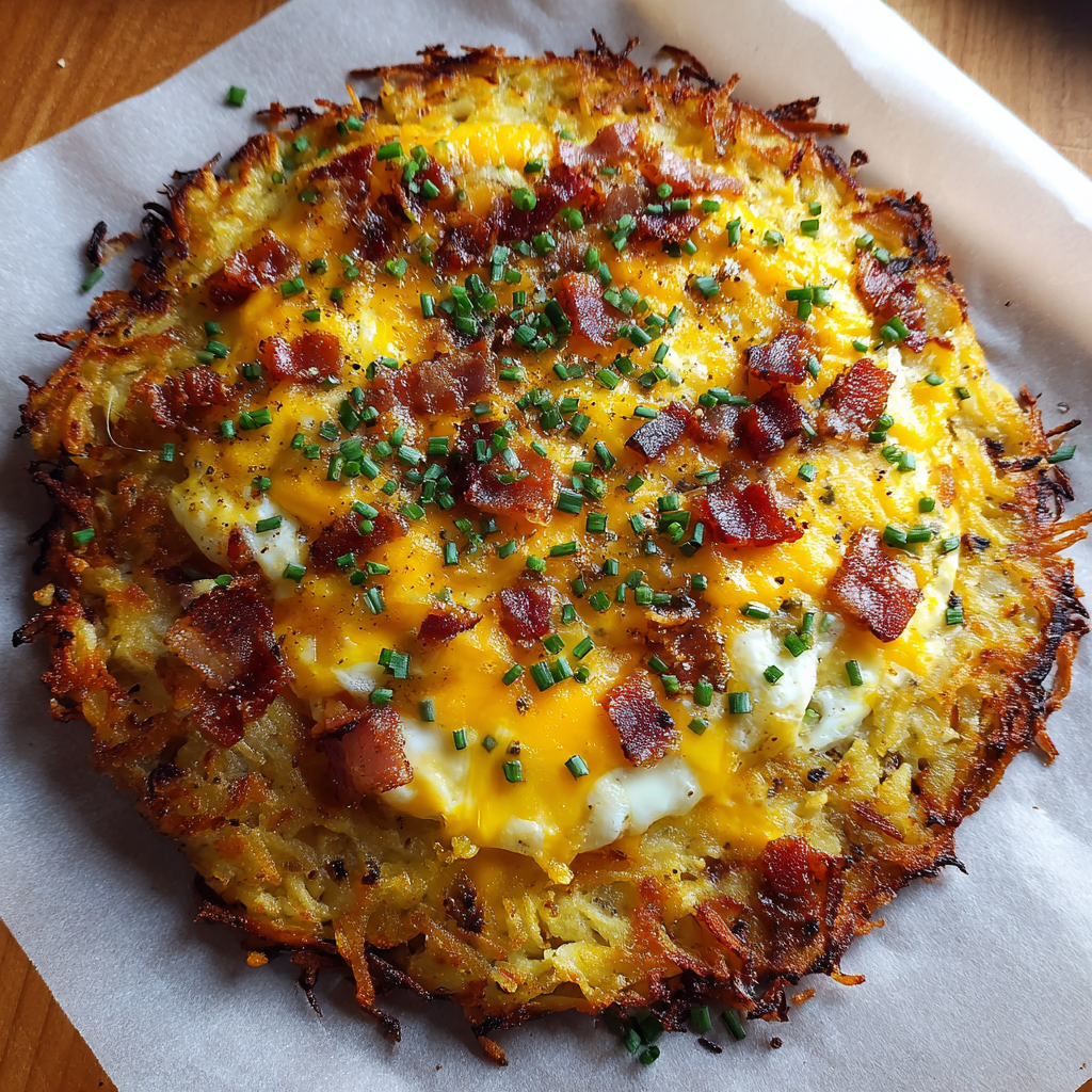 Hash Brown Breakfast Pizza