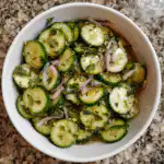 Honey Lime Cucumber Salad