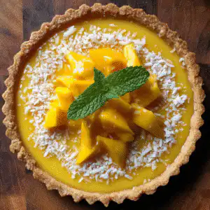 Mango Curd Tart