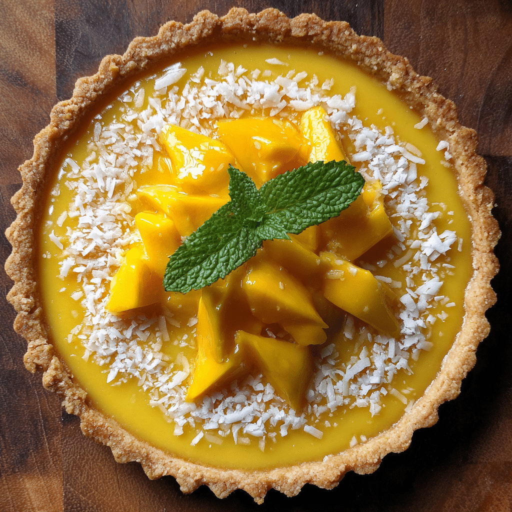 Mango Curd Tart