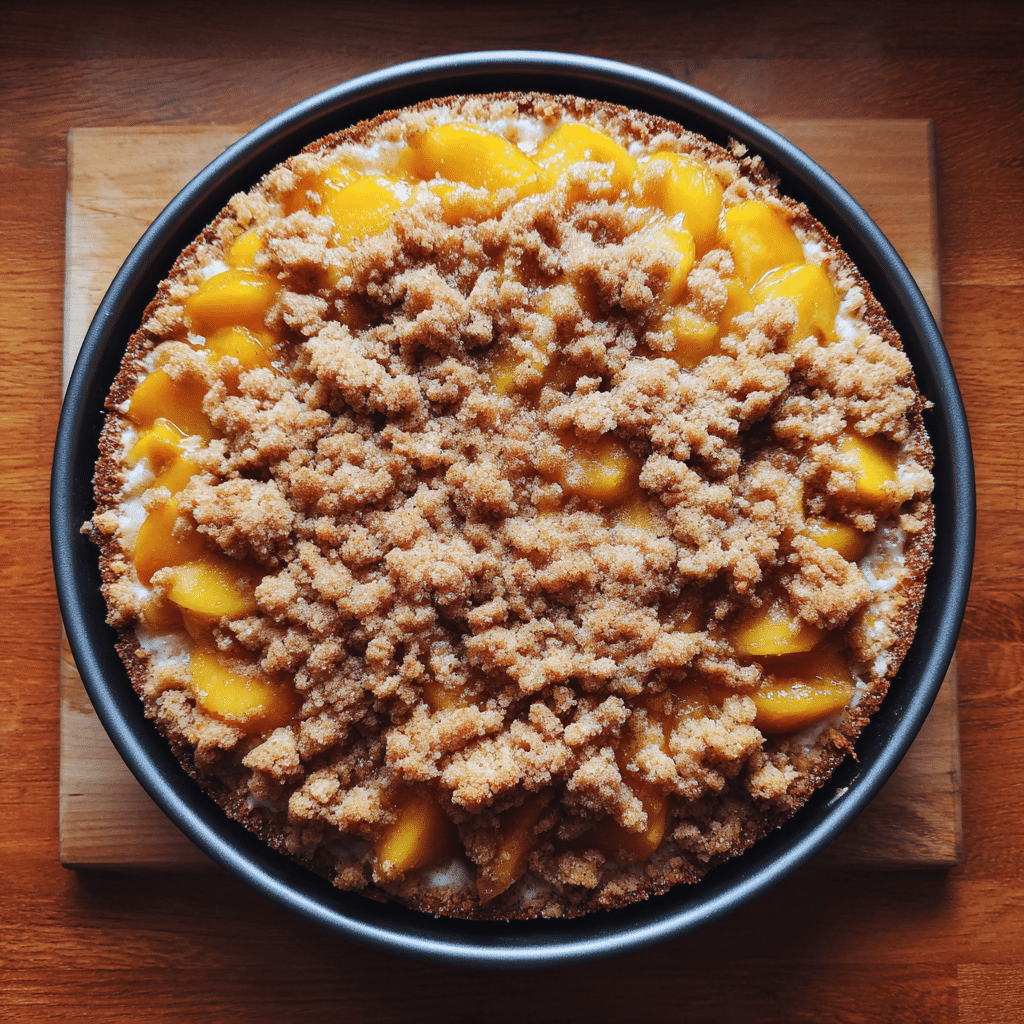 Peach Crumb Cake Recipe