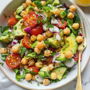 Healthy Chickpea Avocado Salad Recipe for Quick Meals