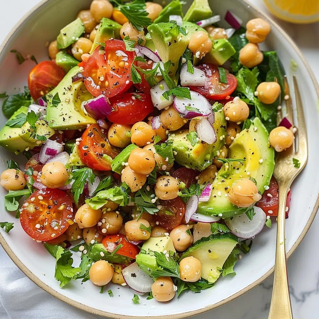 Healthy Chickpea Avocado Salad Recipe for Quick Meals