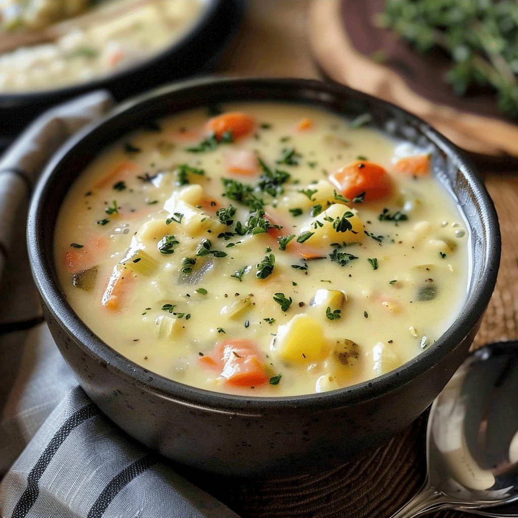 Healthy Creamy Vegetable Soup Recipe 4 image 1783717309851