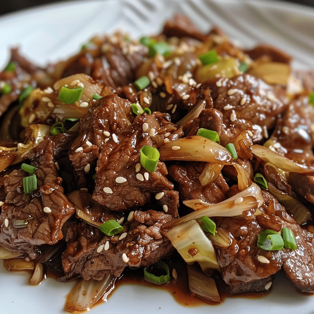 Low Carb Mongolian Beef and Cabbage Recipe 5 image 1783768089292