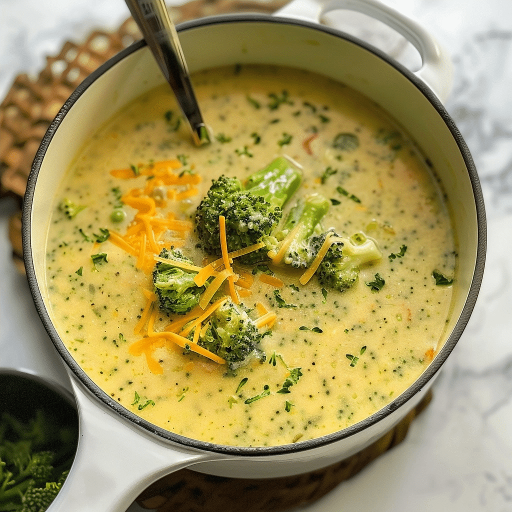 High Protein Broccoli Cheddar Soup Recipe 5 image 1783946220073