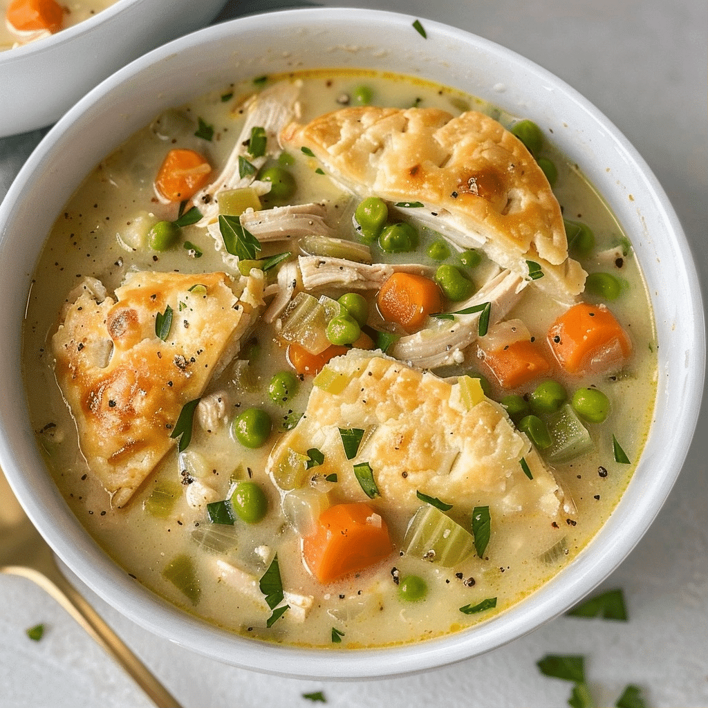 Healthy Chicken Pot Pie Soup Recipe For Dinner 5 image 1783949116027