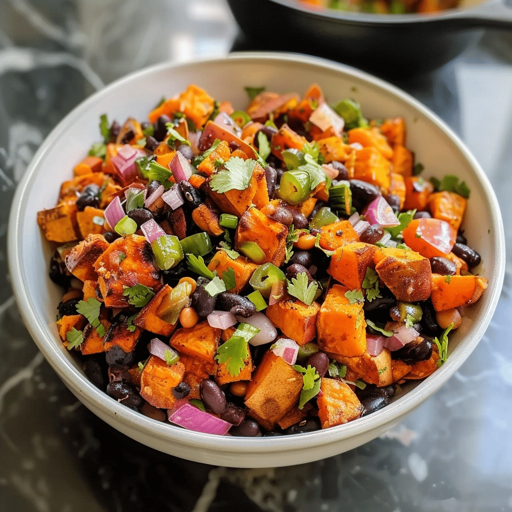 Roasted Sweet Potato Black Bean Salad Recipe 5 image 1784147811572