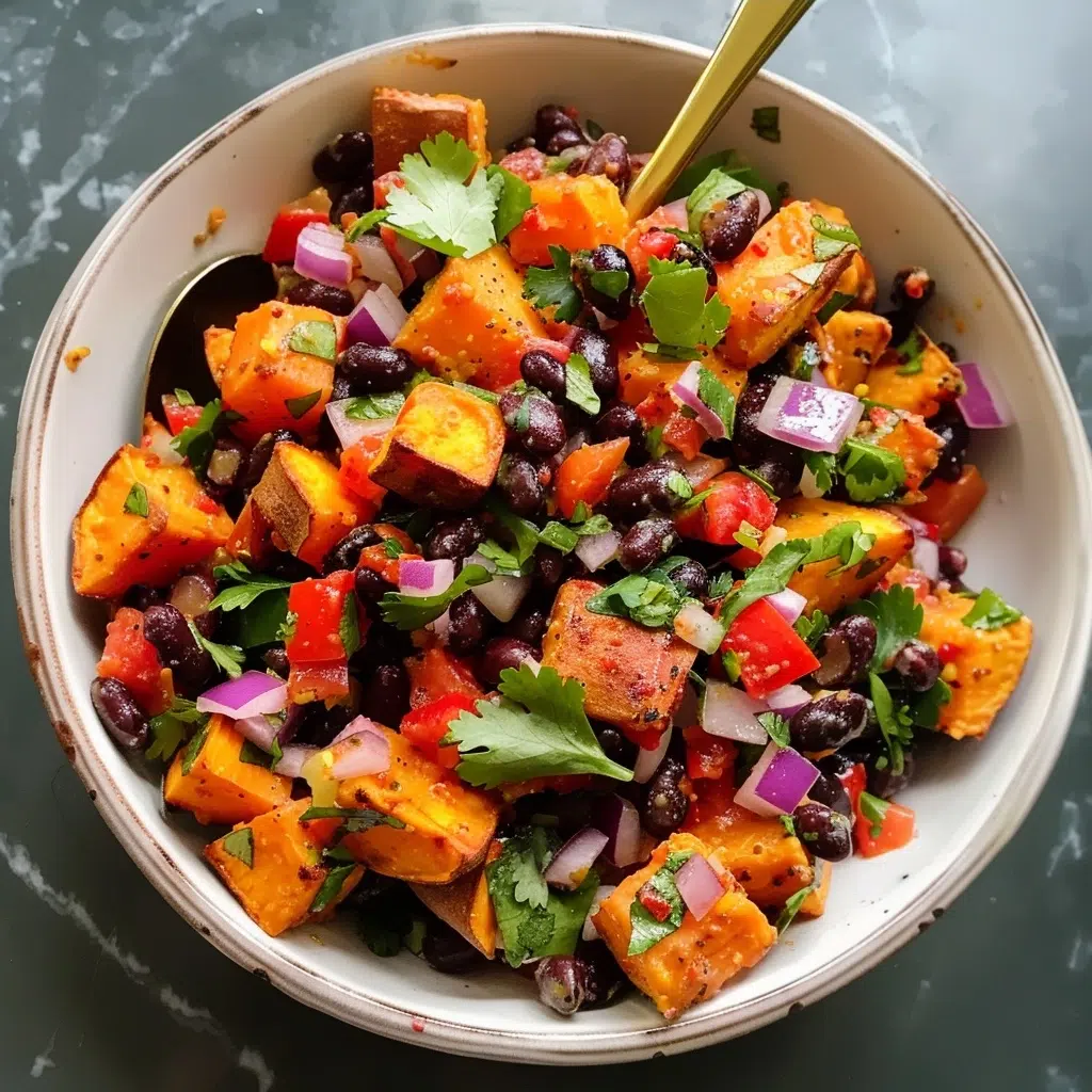 Roasted Sweet Potato Black Bean Salad Recipe