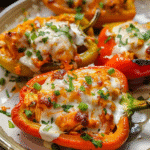 Buffalo Chicken Stuffed Peppers Recipe