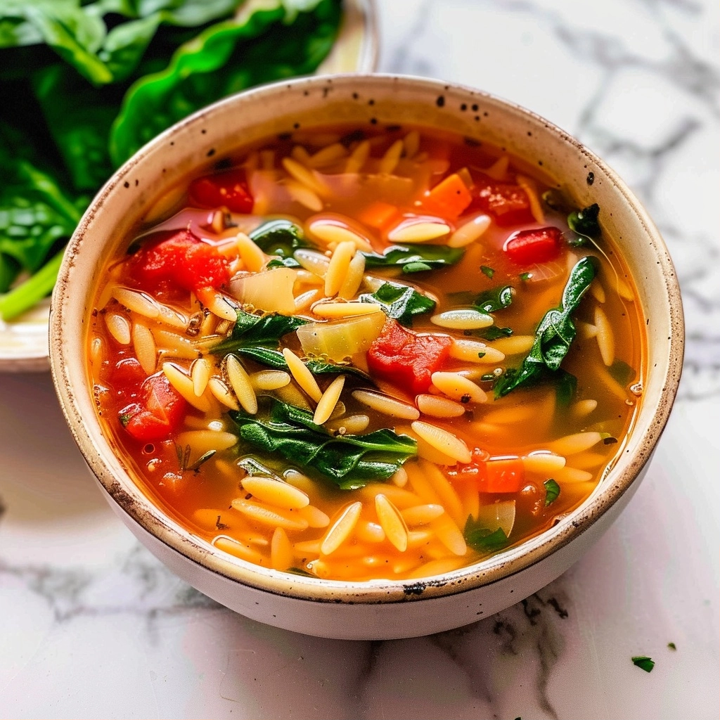 Italian Orzo Spinach Soup: A Hearty Homemade Meal 5 image 1784369538498