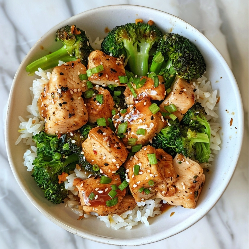 Healthy chicken broccoli rice bowl recipe 2 image 1784544793996