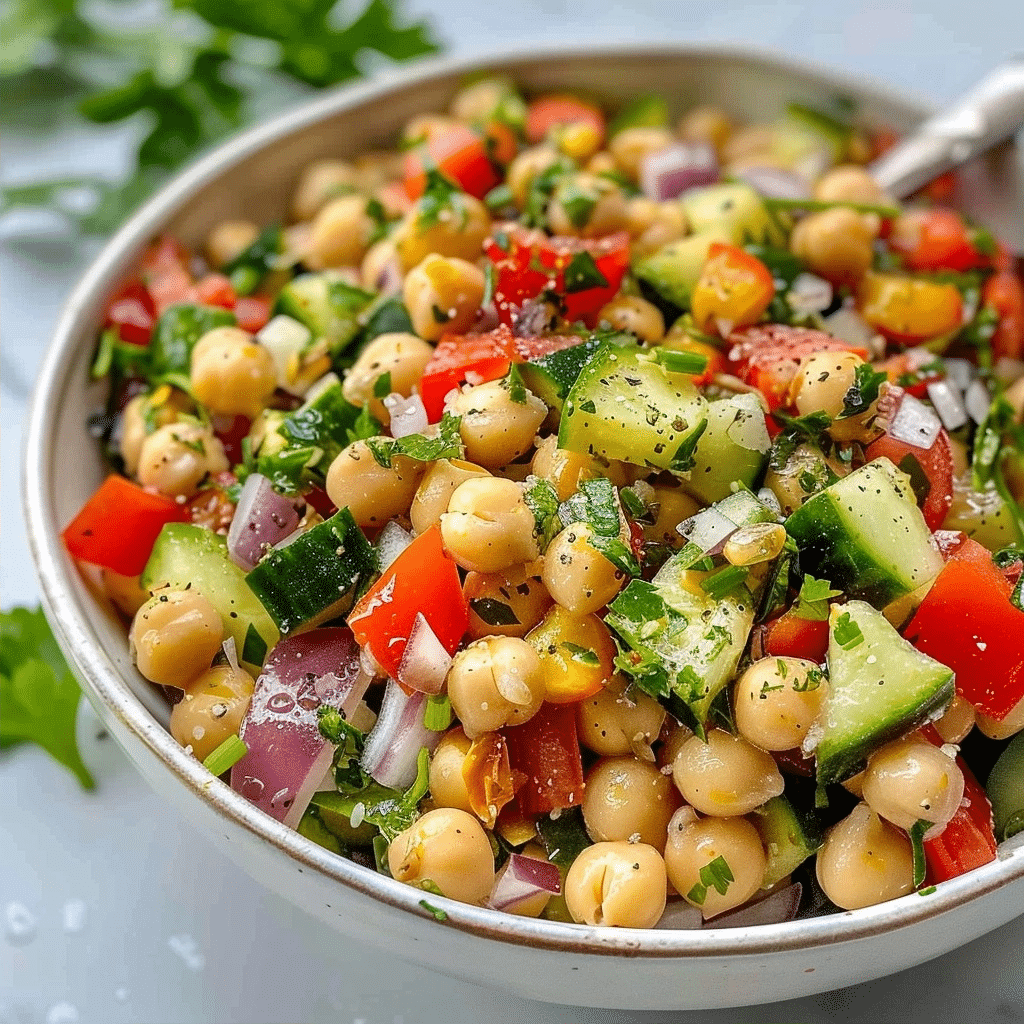 Mediterranean Chickpea Salad: A Fresh Healthy Recipe 4 image 1784544969128