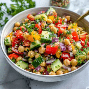 Mediterranean Chickpea Salad: A Fresh Healthy Recipe 9 Mediterranean Chickpea Salad: A Fresh Healthy Recipe