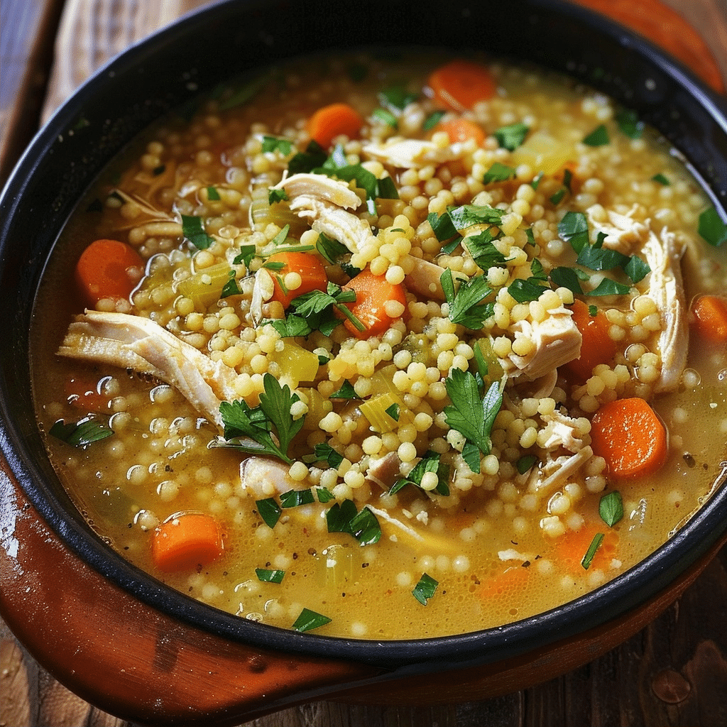 Couscous Chicken Soup Recipe for Warm Comfort Meals